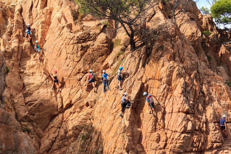 la via ferrata en famille